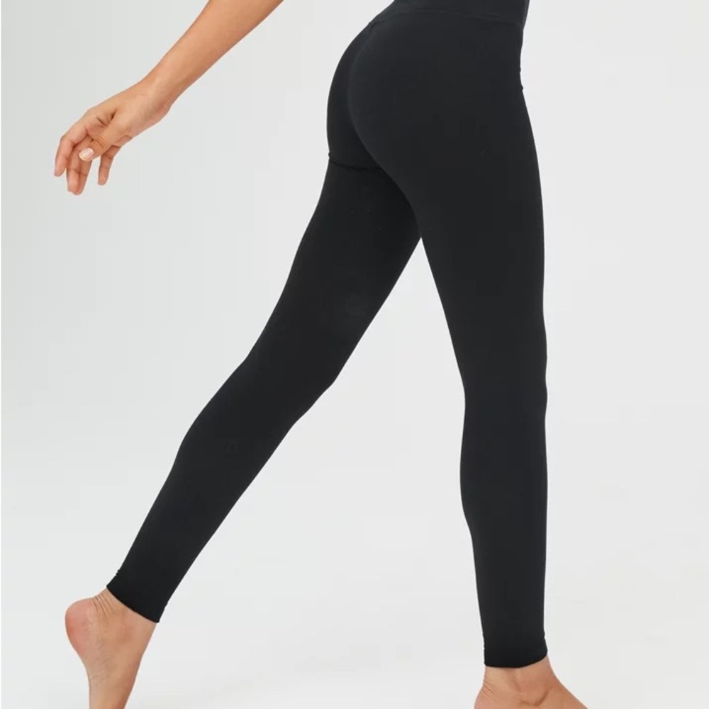 Aerie Offline NWT OG Hi-Rise Black Leggings Size Small